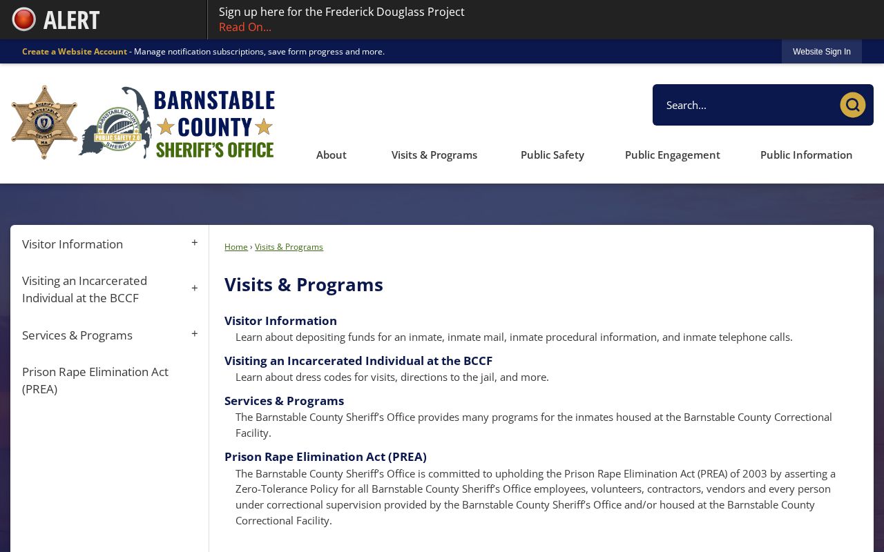 Barnstable County Correctional Facility release role for Dukes County cases