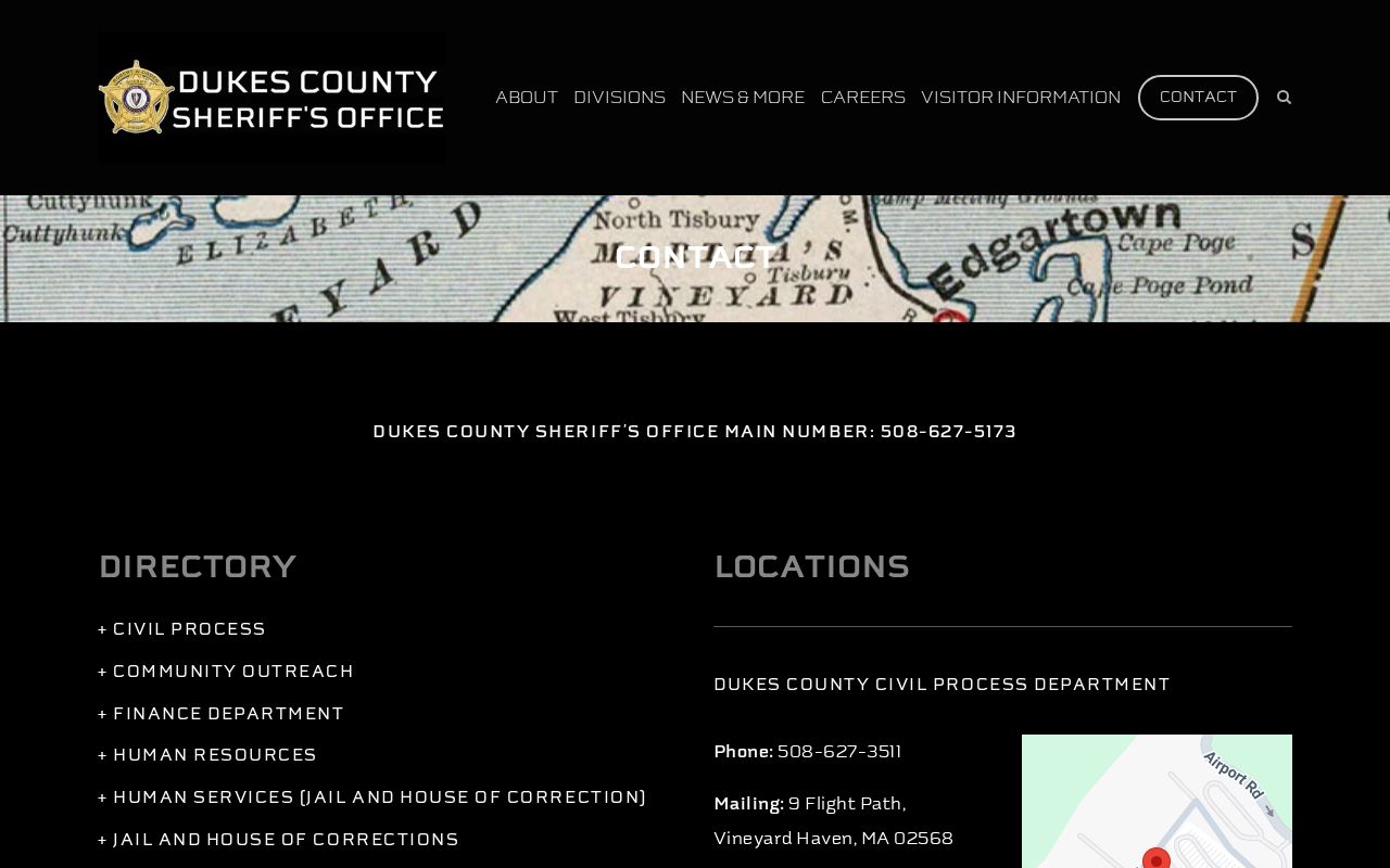 Dukes County jail Human Services contact for release reentry planning